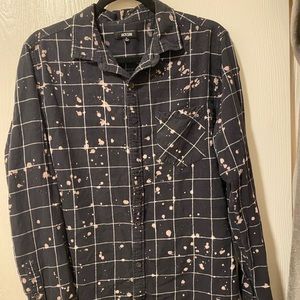 Target Bleach Dye Flannel